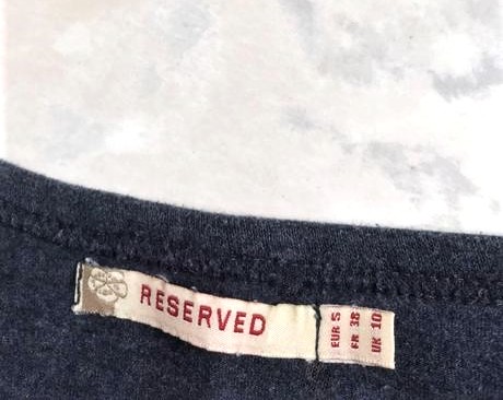 Tričko, reserved,s