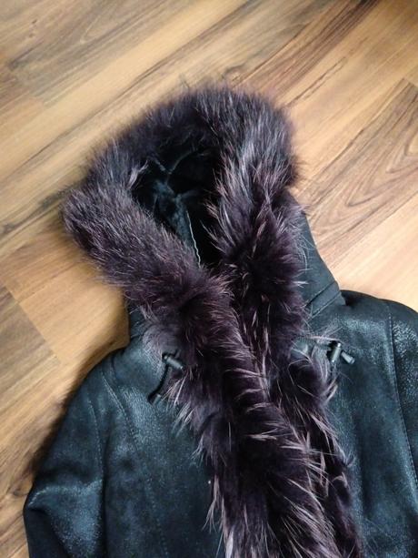 Krásny pravý kožuch, s