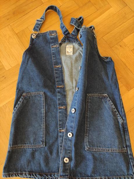 Dievcenske riflove saty, v 152, 11-12r., denim co,152