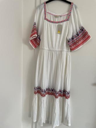 Exkluzívne letné šaty, mini boden,42 / 44