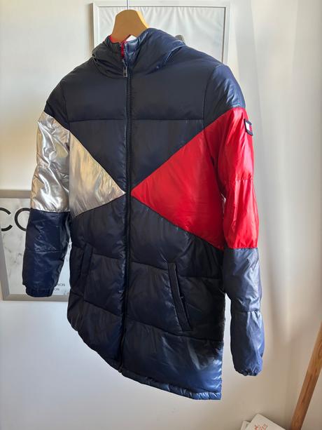 Tommy hilfiger obojstranná bunda, tommy hilfiger,s