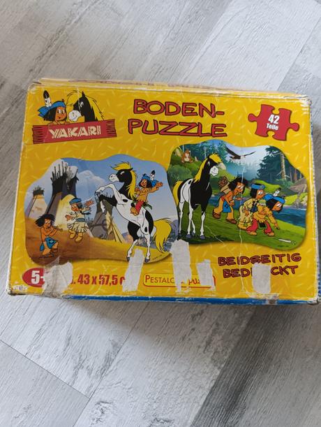 Obojstranné podlahové puzzle yakari,