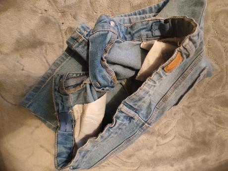 Kraťasy modré riflové, 140