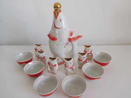 Ryba + 6x rybky menšie + mištička na cukríky 6 x, 