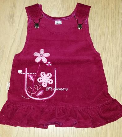 Šaty manchesterové, veľ.74, 74