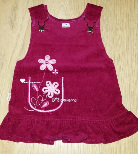 Šaty manchesterové, veľ.74, 74