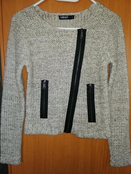 Dámský pletený sveter na zips, colours of the world,s