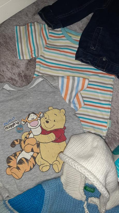 Taška plná vecí fisher price, benetton, gas, 50–62