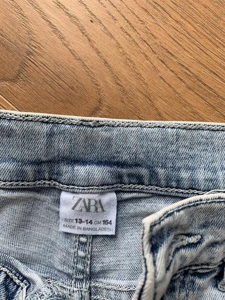 Kratke riflove nohavice zara velkost 164, zara,164