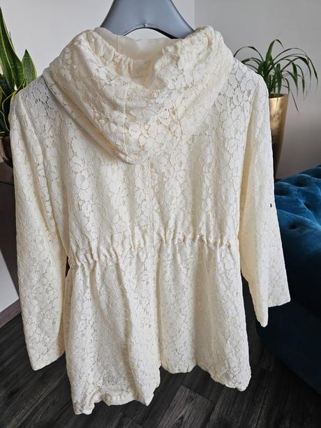 Čipkovaná prechodná bunda, denim co,m