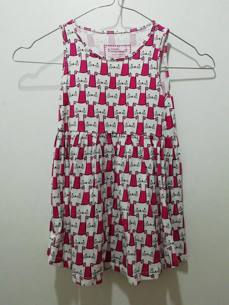 Mačičkové letné šaty, young dimension,98