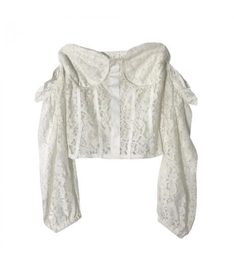 Cipkovy biely top, s