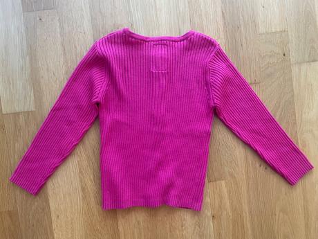 Ružový dievčenský svetrík, f&f,92