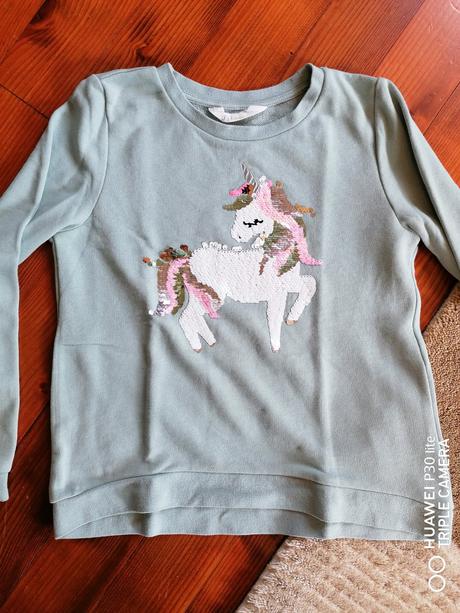 Mikina s jednorozcom 8_10r, h&m,134