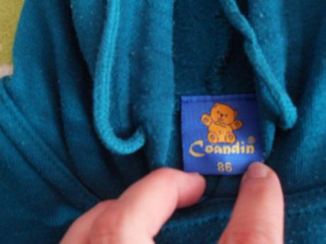 Mikinka s kapucnou cena 3,50 eur, 86