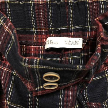 Nohavice káro dievčeské zara č.134, 8-9y, zara,134