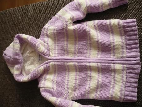 Zateplený svetrík s kapucňou, v.110, 110