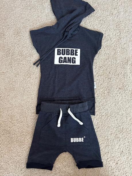 Bubbe 92/98 tričko+kraťasy+poťítko, bubbe,98
