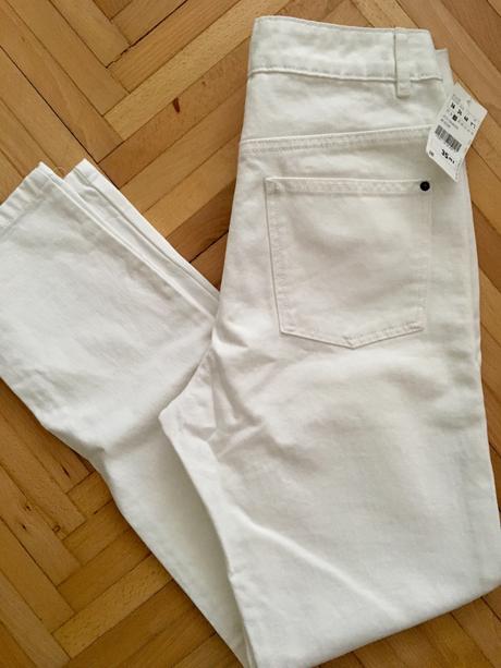 Damske biele nohavice, tom tailor,l