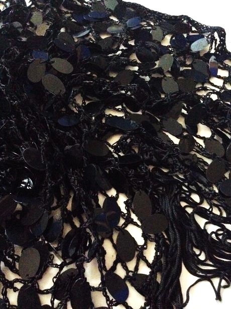 Spoločenská trblietavá šatka na krk, 