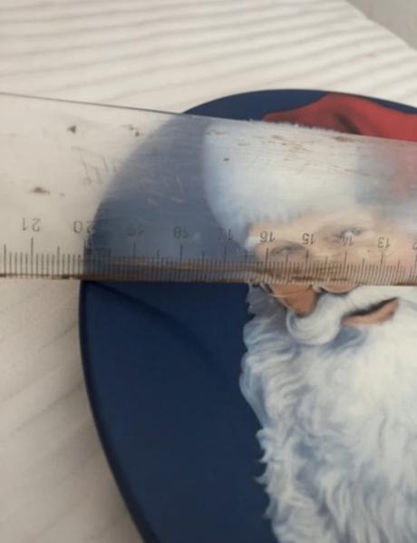 Adler znaceny porcelanovy vianocny tanier mikulas,