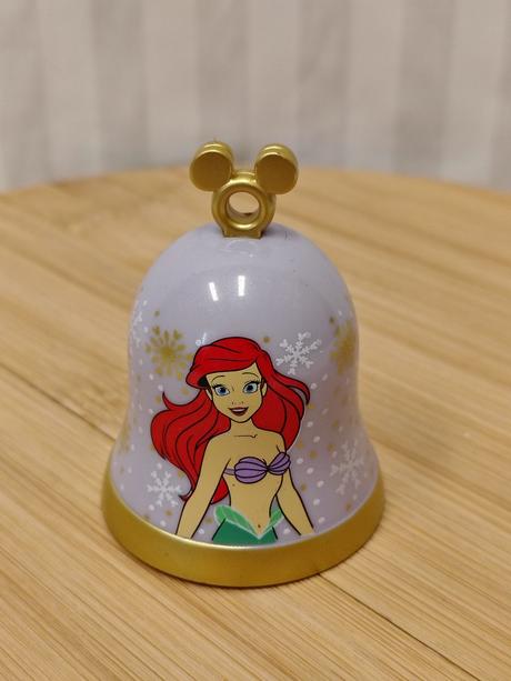 Zb retro zvonček malá morská víla ariel disney2016,