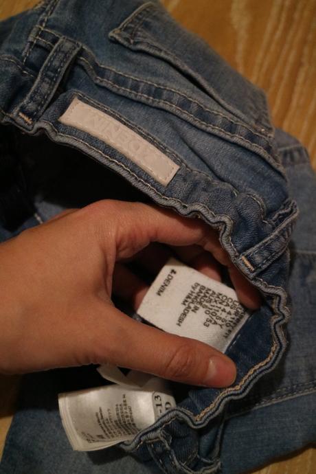 Frajerske slim rifle, h&m,110