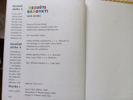 Igor adamec - nebuďte bábovky alebo o strašidlách,