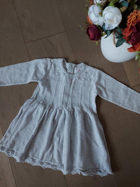 Jemné upletové šaty- super, f&f,86