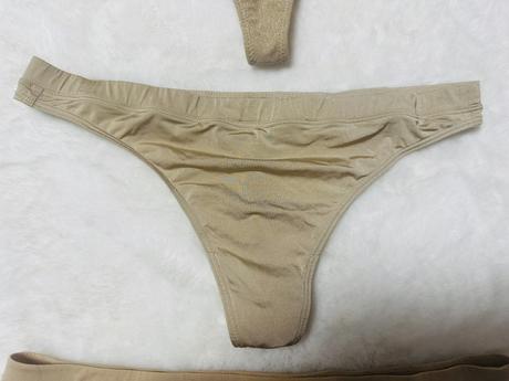 Béžové tangá zn. calvin klein m, calvin klein,m