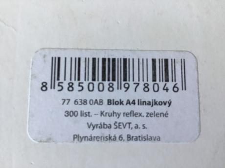 Extra hrubý blok a4, 