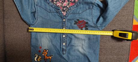 Riflové šaty v.122/128, 122