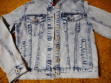 Dievčenská riflová bunda omg 134/140cm, 134