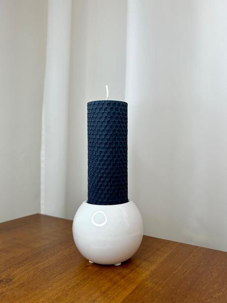 Sviečka z včelieho vosku (12cm) h,