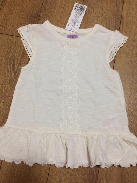 Biele tričko, f&f,104