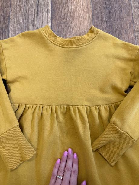 Zateplené šaty next 122, next,122