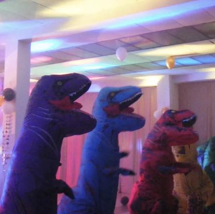 Nafukovacie kostými dinosaurov, 