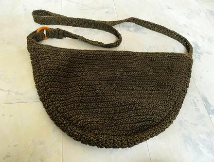 Naturálna taška crossbody, 