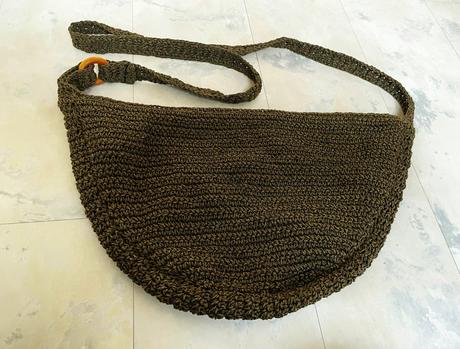 Naturálna taška crossbody, 