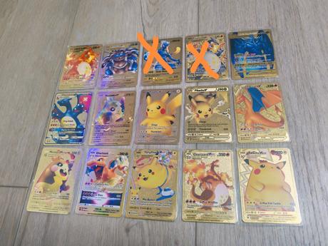 Kovové pokémon karty, 