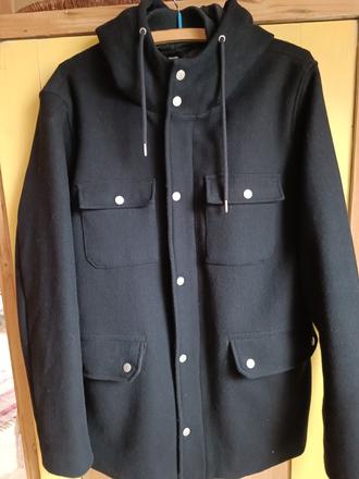 Kabát - bunda, bershka,l