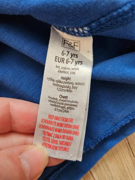 Tričká 2ks, f&f,122