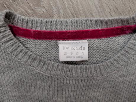 Teplý dievčenský sveter, f&f,104