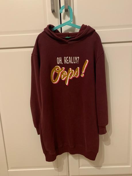 Dlhá mikina benetton, benetton,164