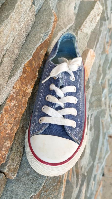 Dievčenské šnurovacie plátenné tenisky, veľ.32, 32