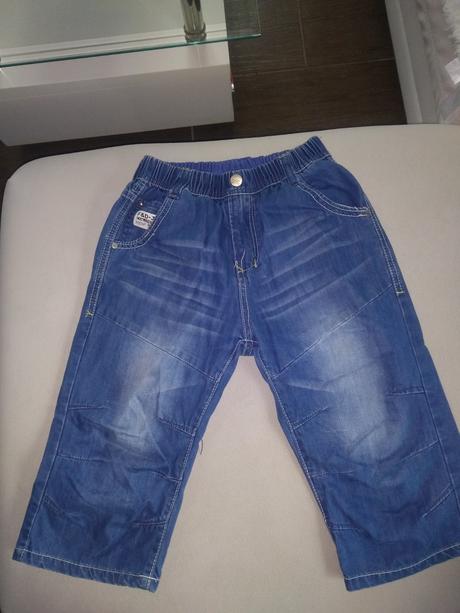Chlapcenske kraťase 146/152, denim,146