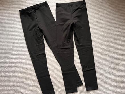 2x legíny, h&m,140