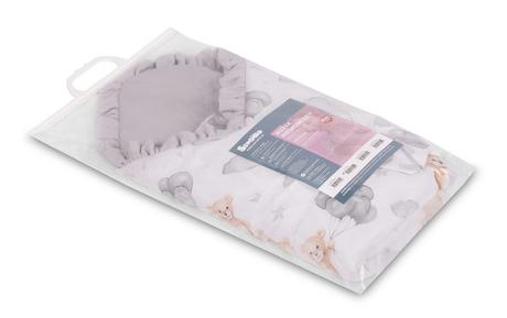 Sensillo mušelinová zavinovačka medvedík šedý 75x7, 