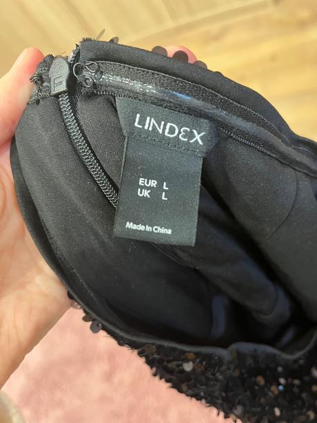 Šaty flitrované, lindex,l