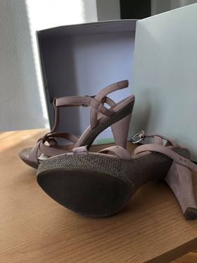 Sandále na vysokom podpätku, baťa,38